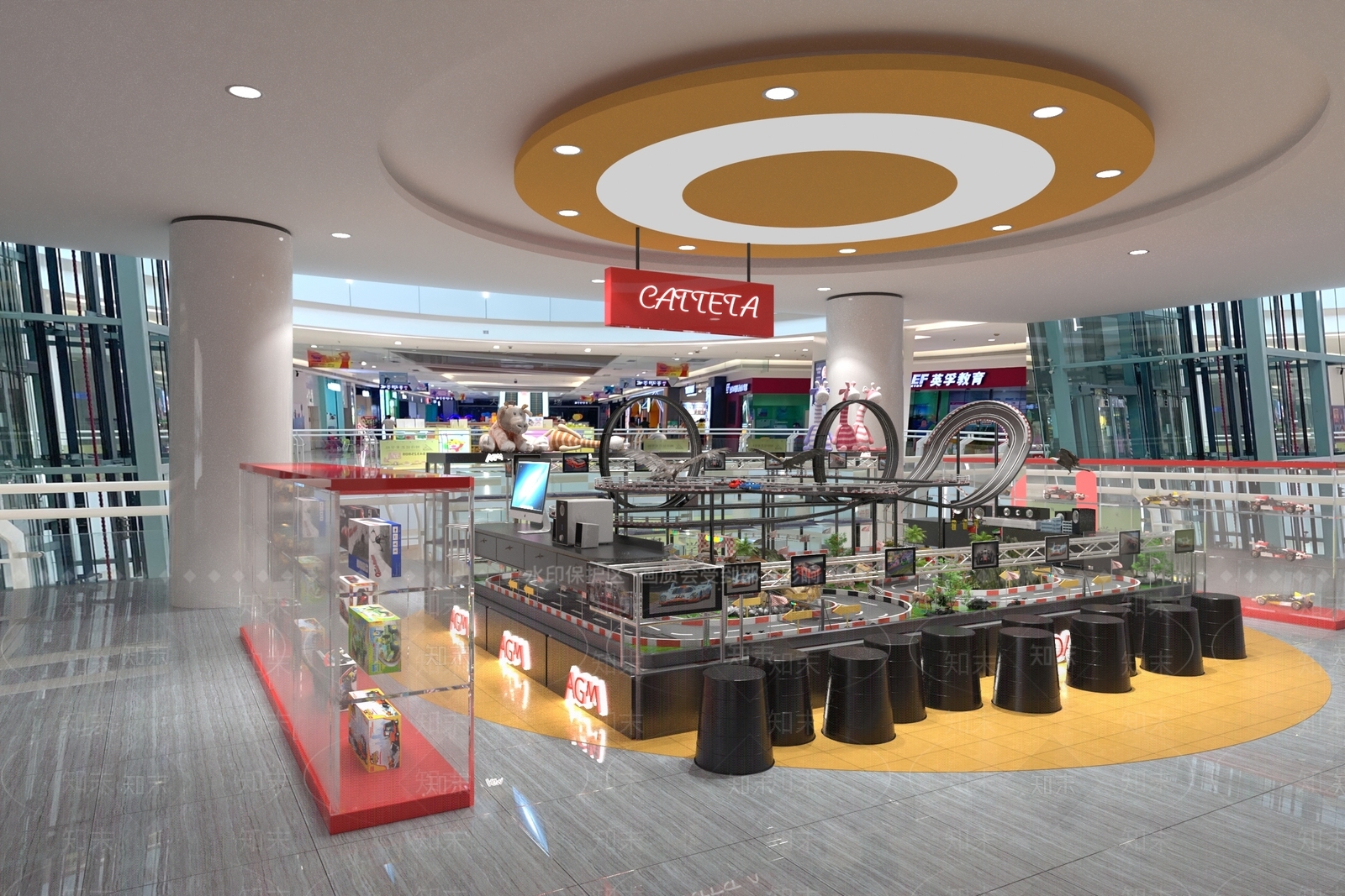 现代玩具礼品店3D模型下载【ID:1111895145】