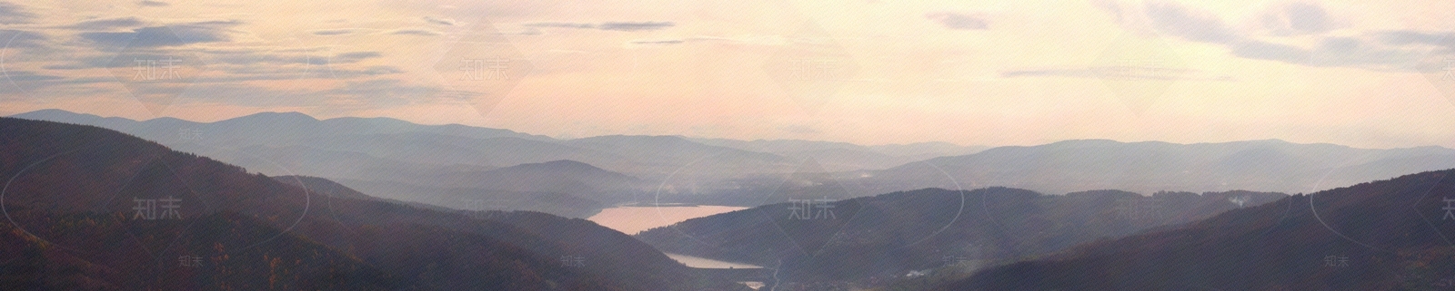 现代黄昏山水环绕背景贴图下载【ID:1113011329】