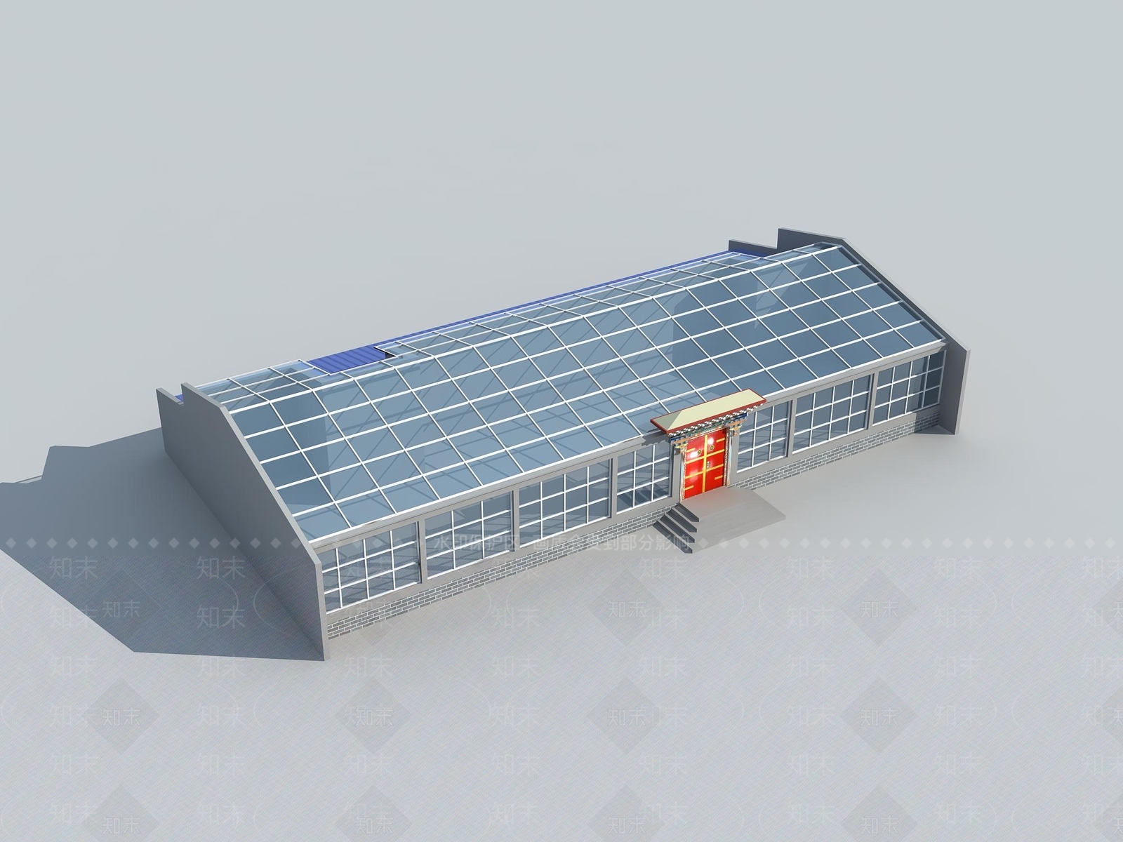 现代蔬菜大棚3D模型下载【ID:1111952069】