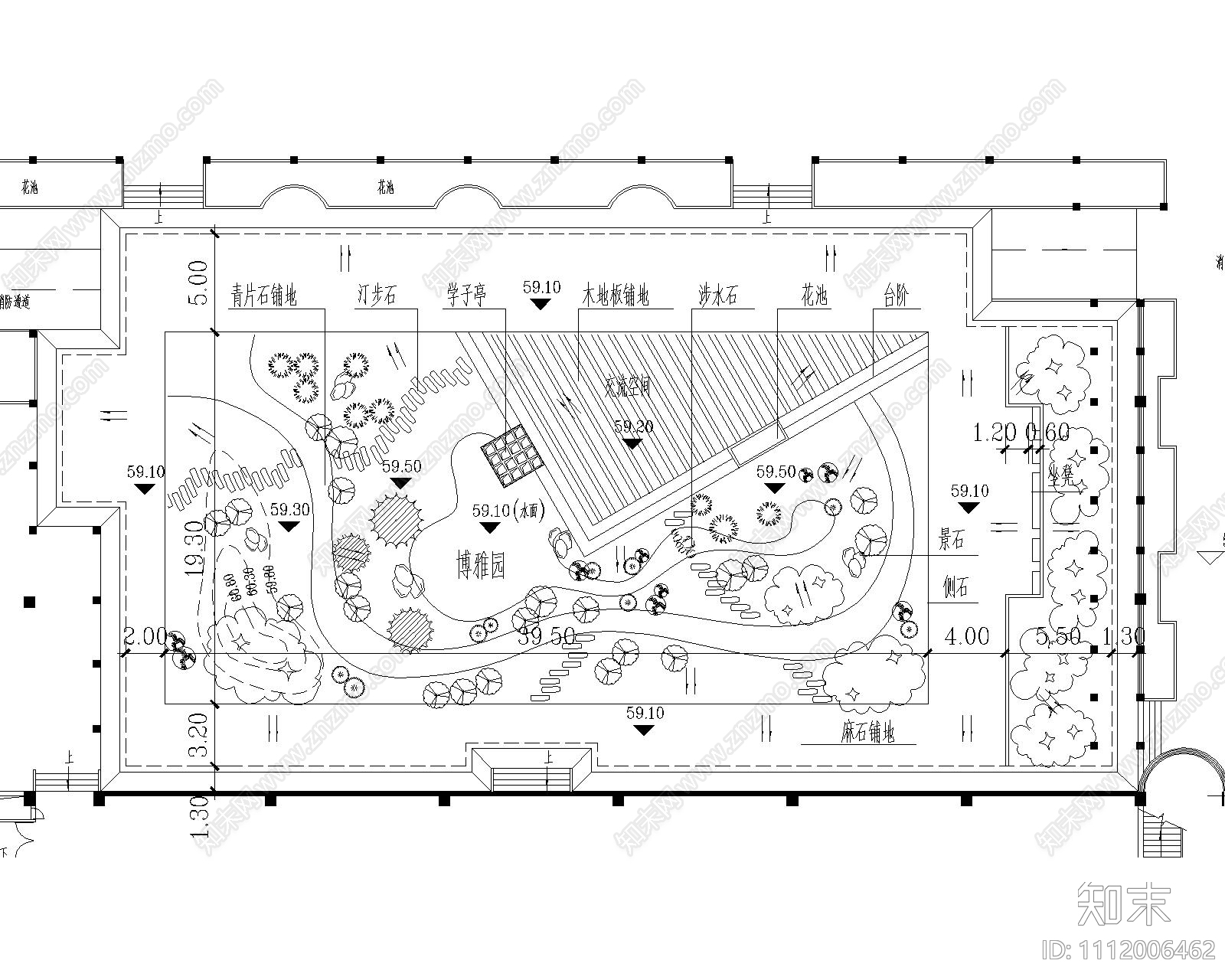 学校园林景馆施工图下载【ID:1112006462】
