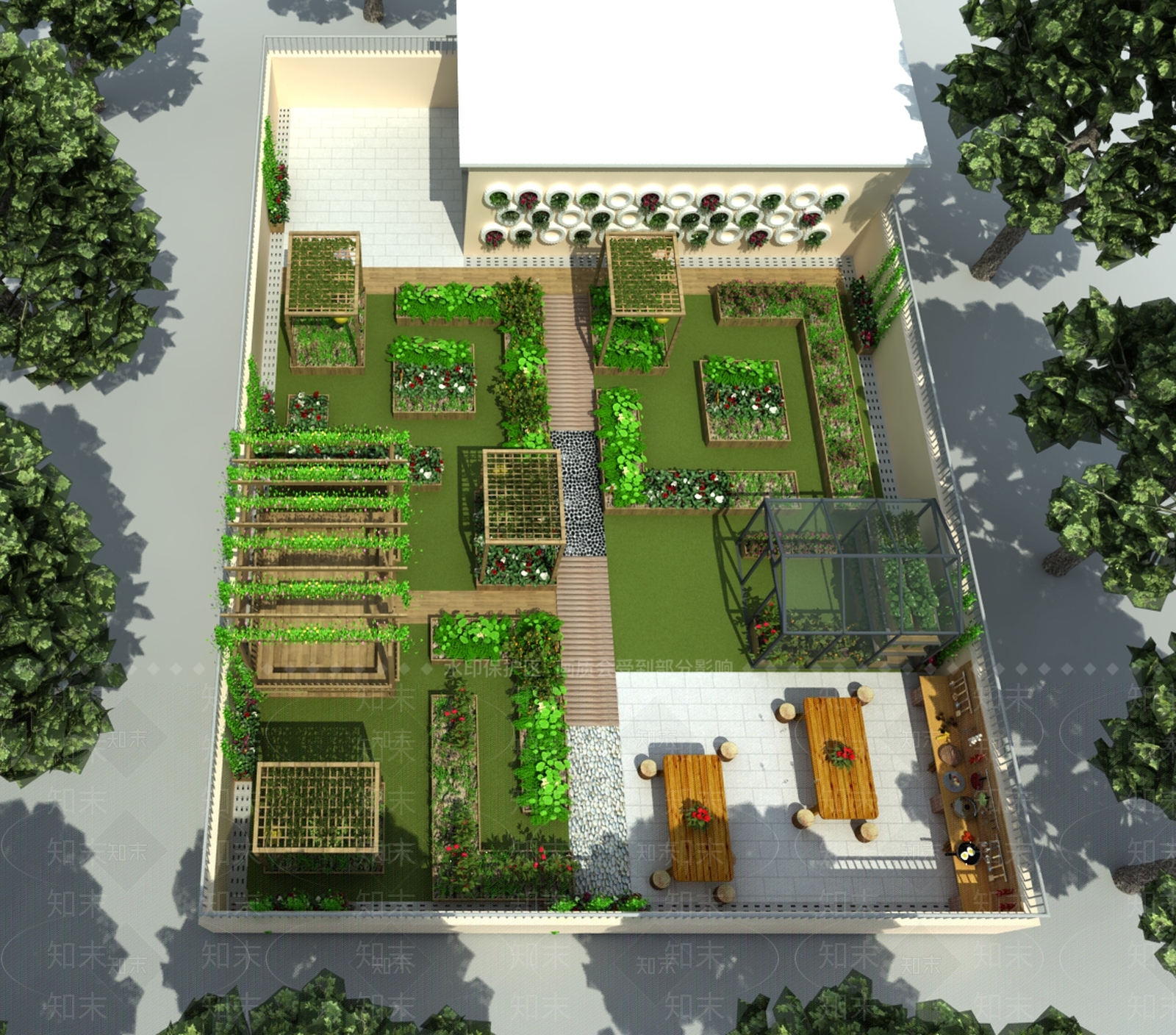 现代儿童滑滑梯3D模型下载【ID:1112008849】