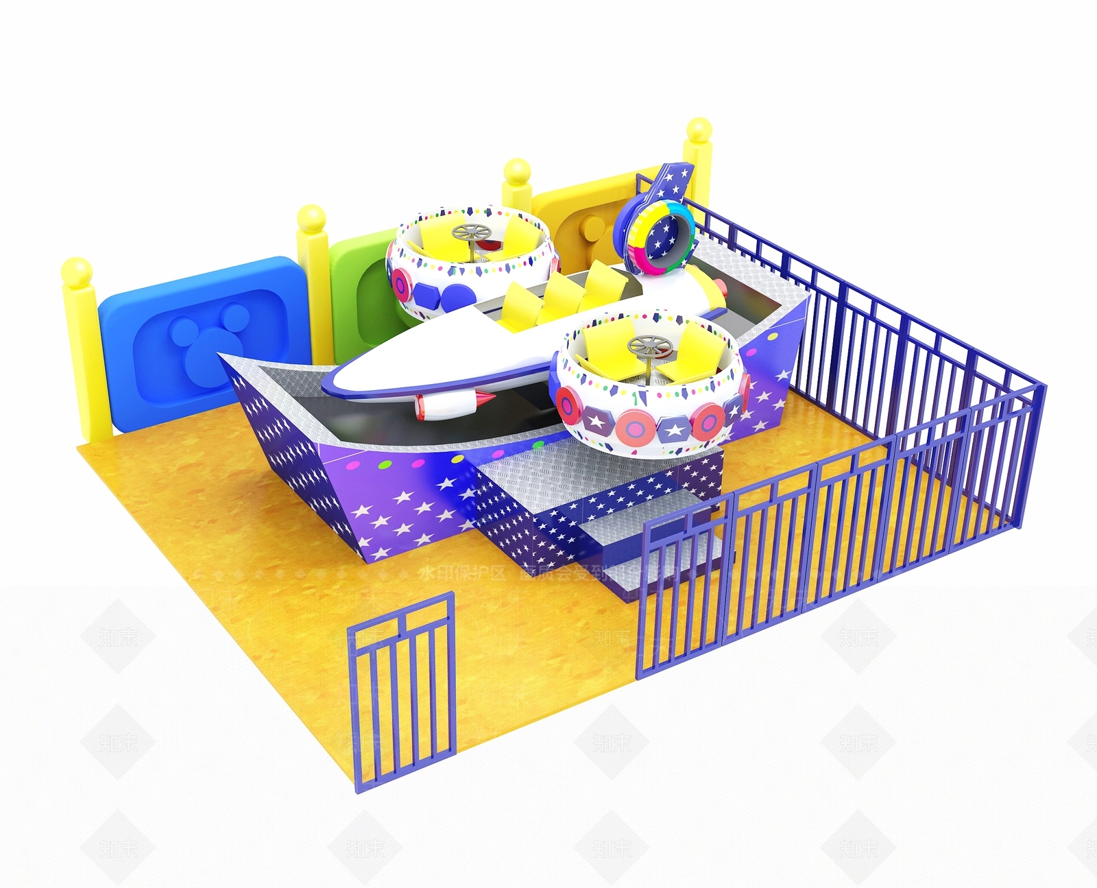 现代太空飞船3D模型下载【ID:1112029806】