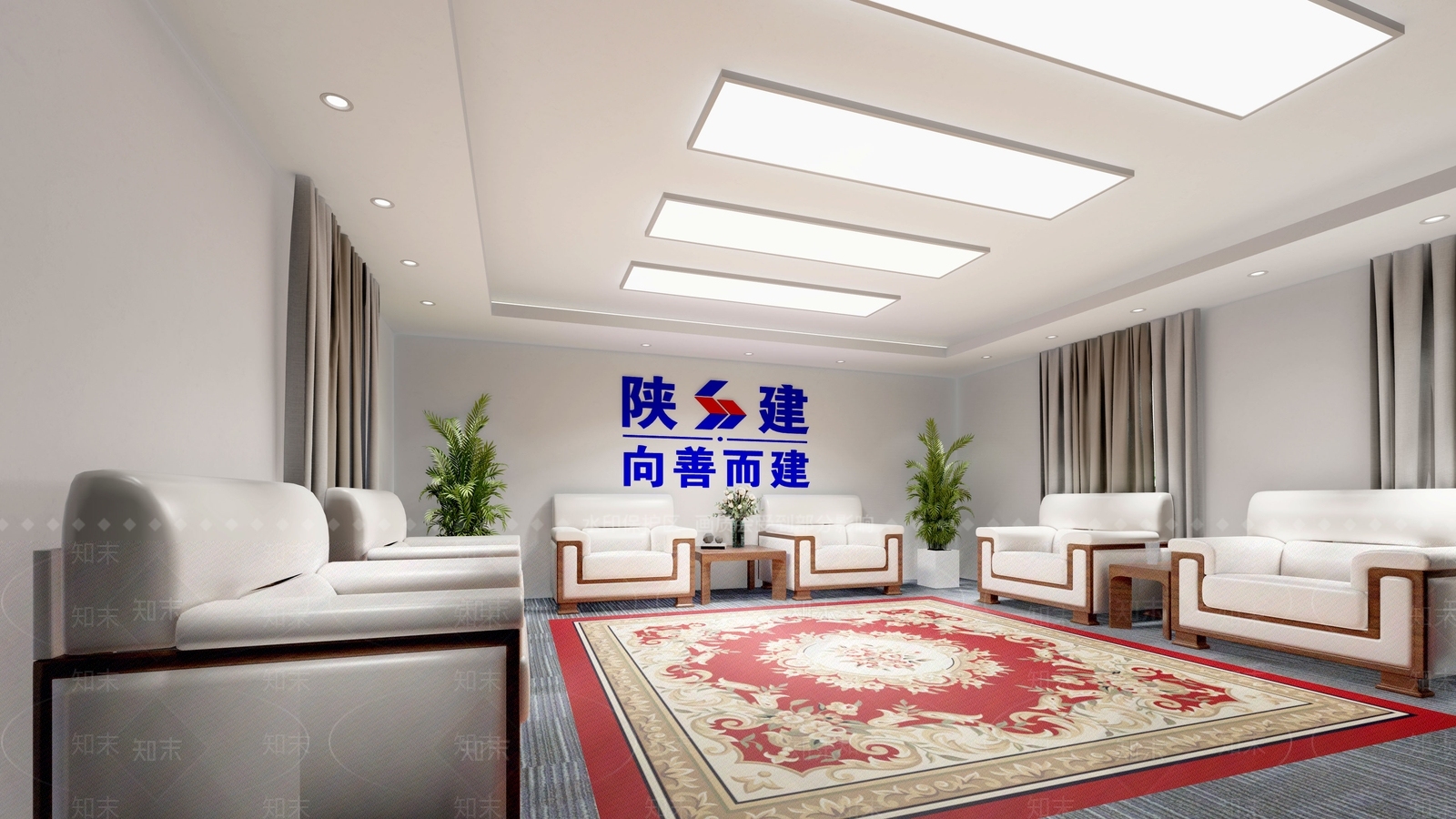 新中式会客厅SU模型下载【ID:1112143249】