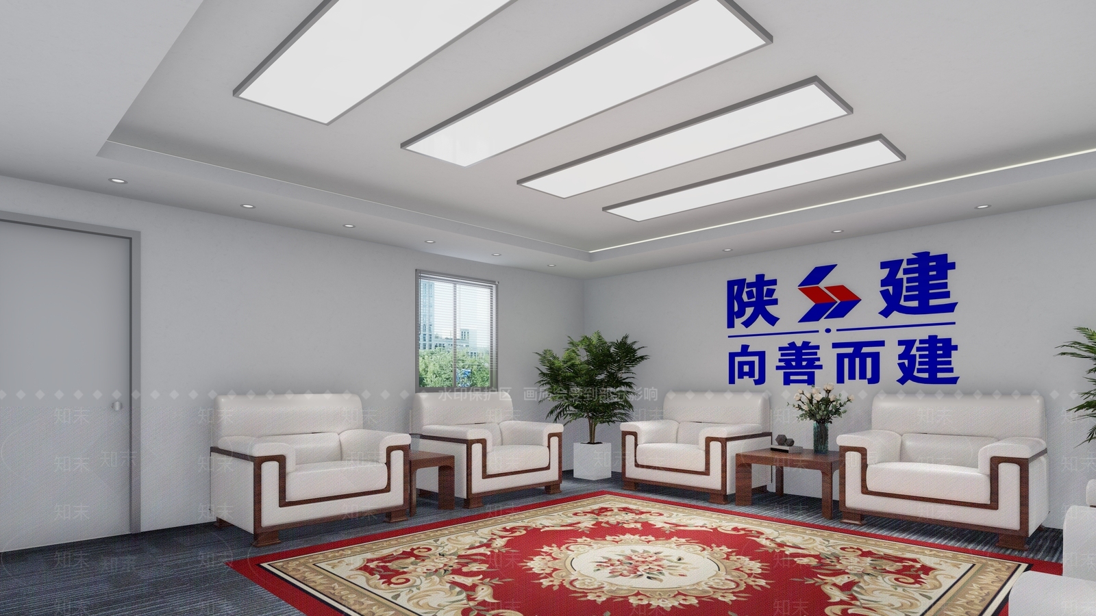 新中式会客厅SU模型下载【ID:1112143249】