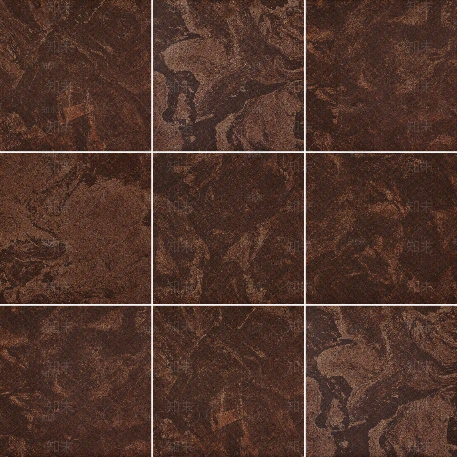 深棕色石纹方格瓷砖贴图下载【ID:1112089020】
