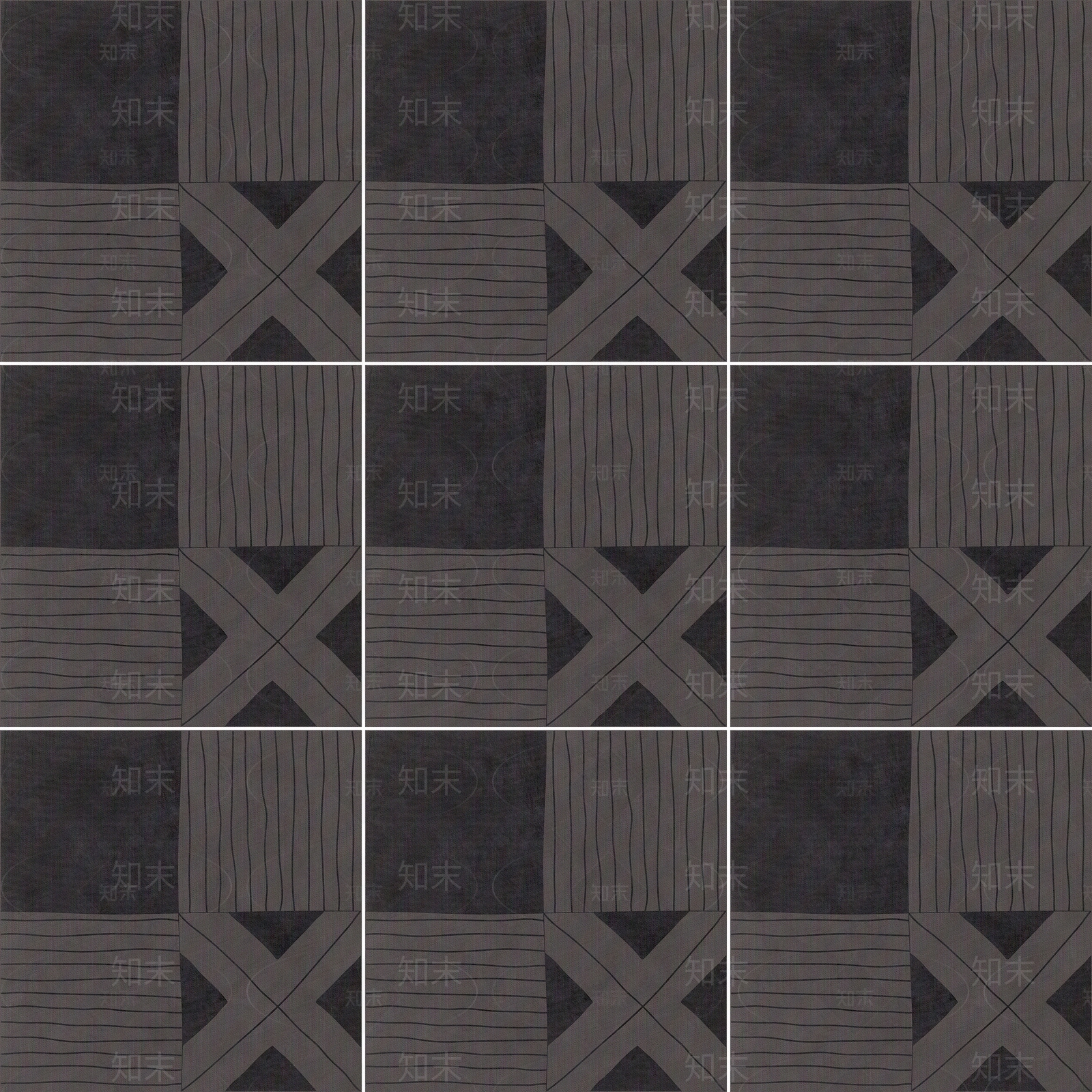 深灰拼接条纹块花砖贴图下载【ID:1112089173】