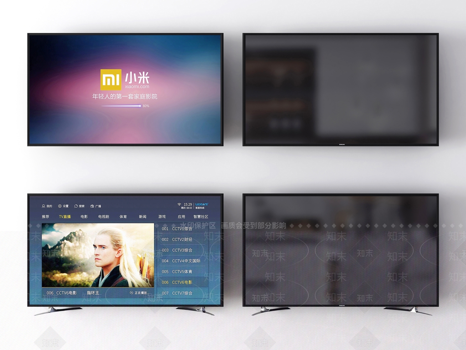 现代电视SU模型下载【ID:1112104000】