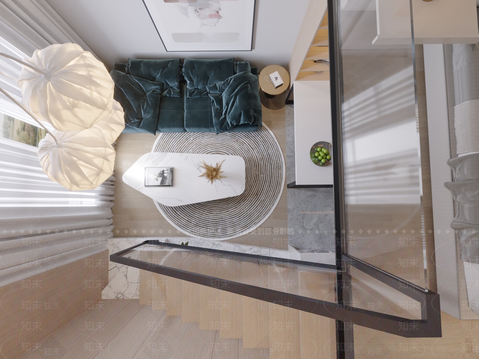 现代单身公寓3D模型下载【ID:1112114113】