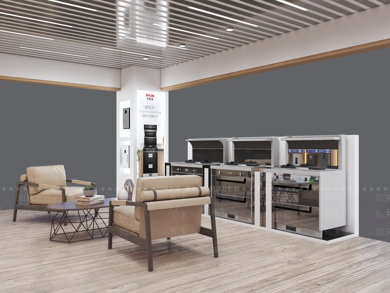 现代热水器专卖店3D模型下载【ID:1112130900】