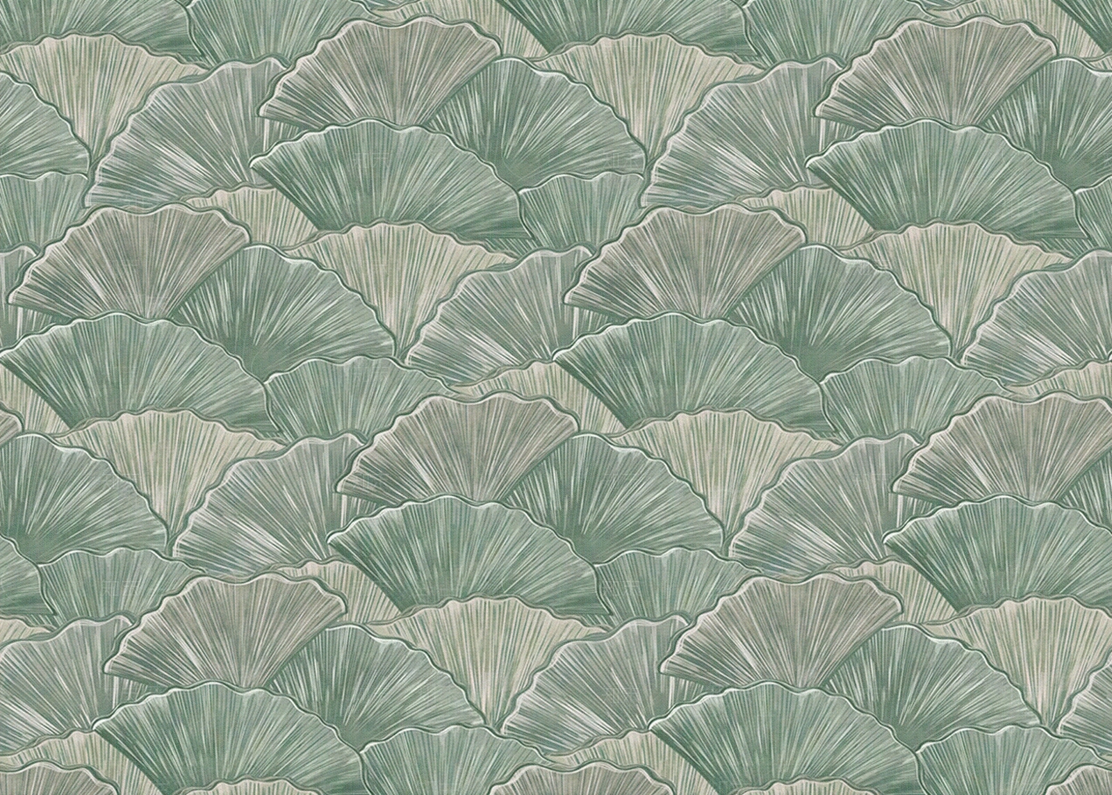 绿色银杏树叶立体艺术瓷砖贴图下载【ID:1112123016】