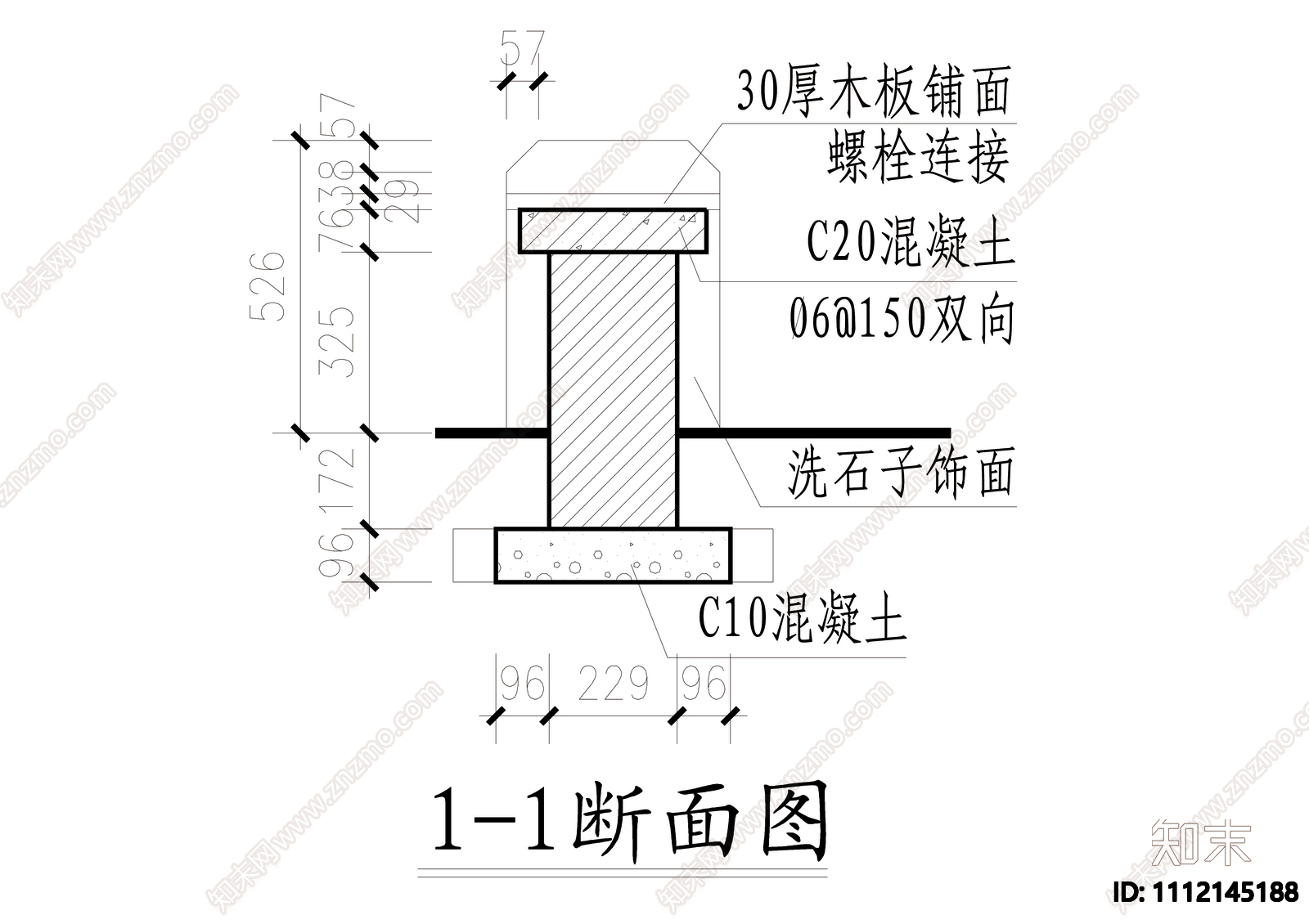 座凳大样详图cad施工图下载【ID:1112145188】