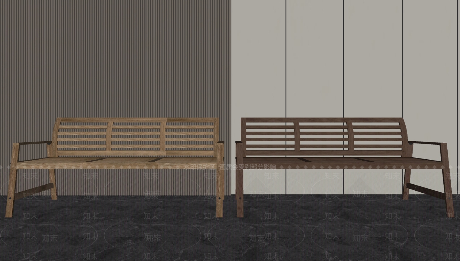 现代户外椅SU模型下载【ID:1112147228】