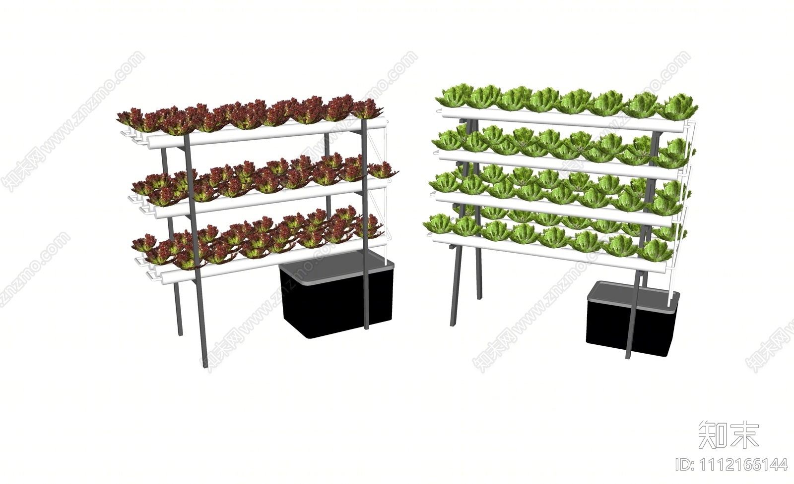 现代蔬菜种植架SU模型下载【ID:1112166144】