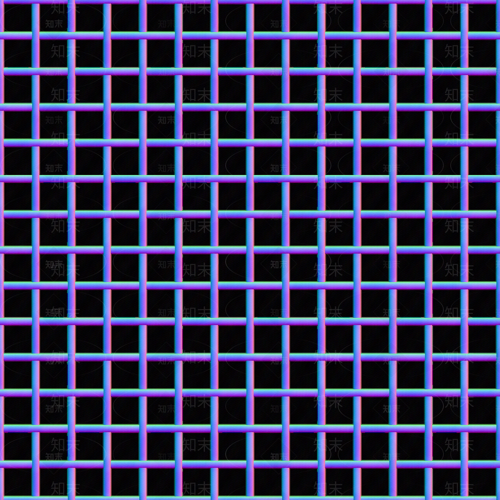 金属镂空网格栅法线凹凸贴图下载【ID:1112171221】