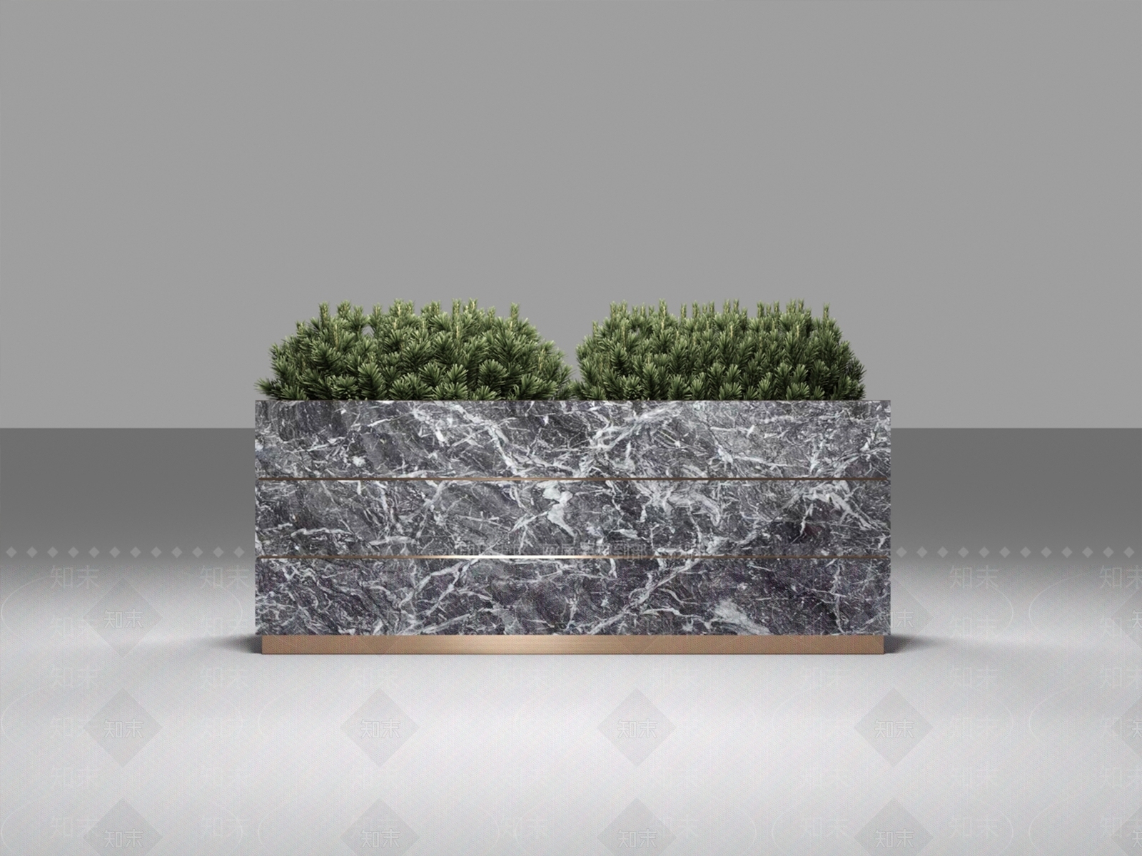 现代花坛3D模型下载【ID:1112175166】