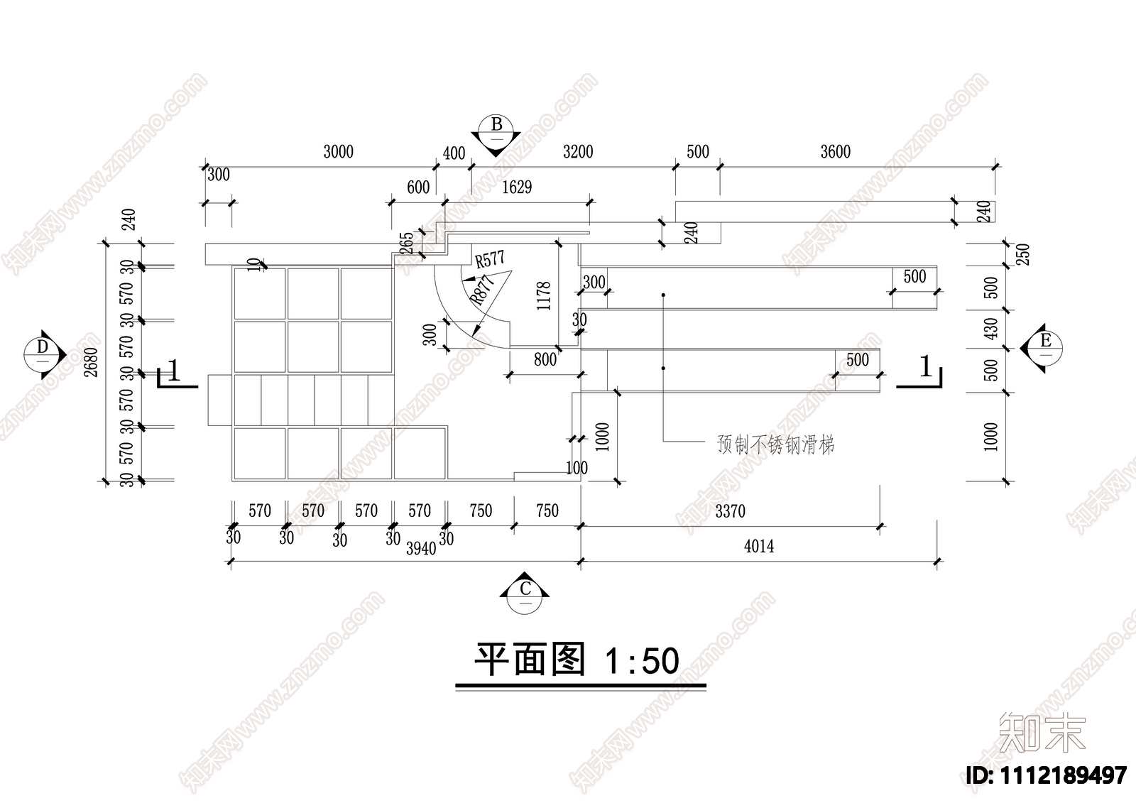 儿童乐园景观设施cad施工图下载【ID:1112189497】