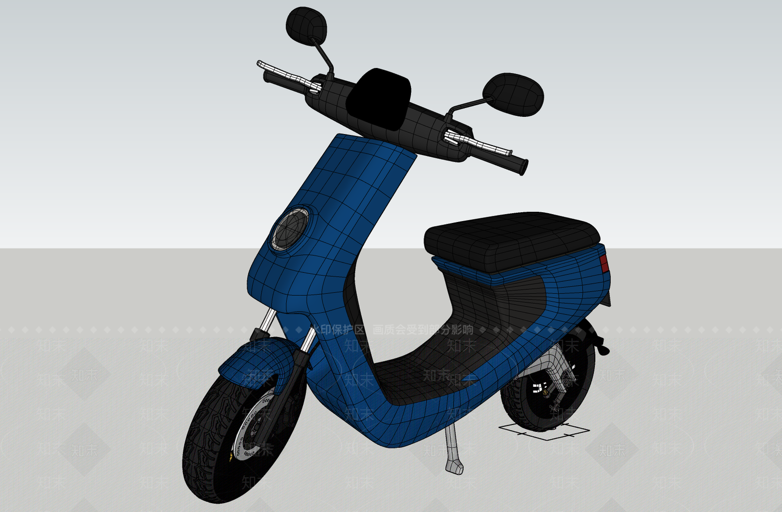 现代电动车SU模型下载【ID:1112190770】