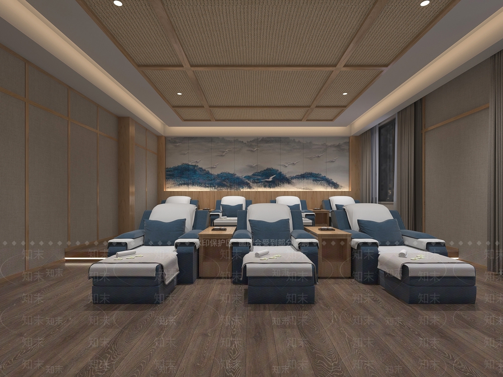 新中式影音室3D模型下载【ID:1112193464】