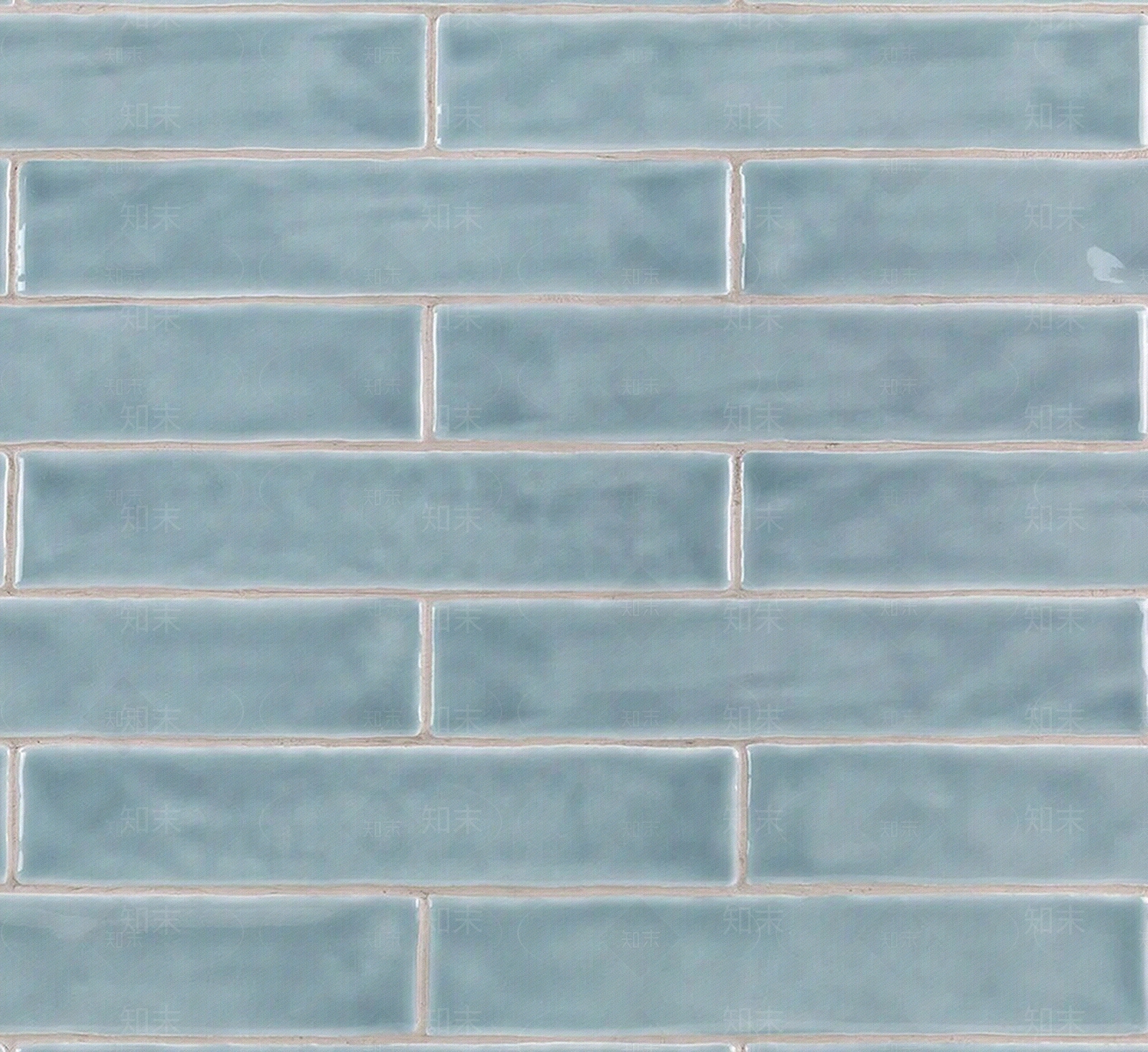 海洋蓝长条砖工字拼瓷砖贴图下载【ID:1112195875】