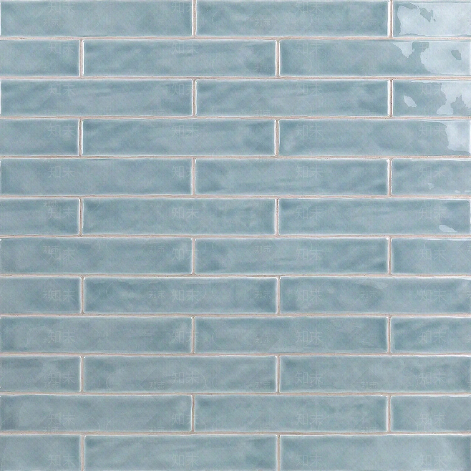 海洋蓝亮面条形砖贴图下载【ID:1112196017】