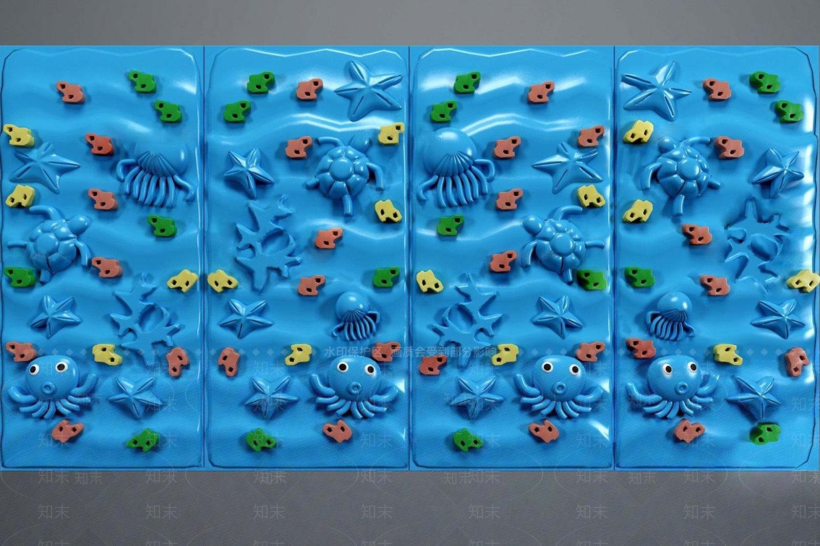现代攀岩器材3D模型下载【ID:1112199041】