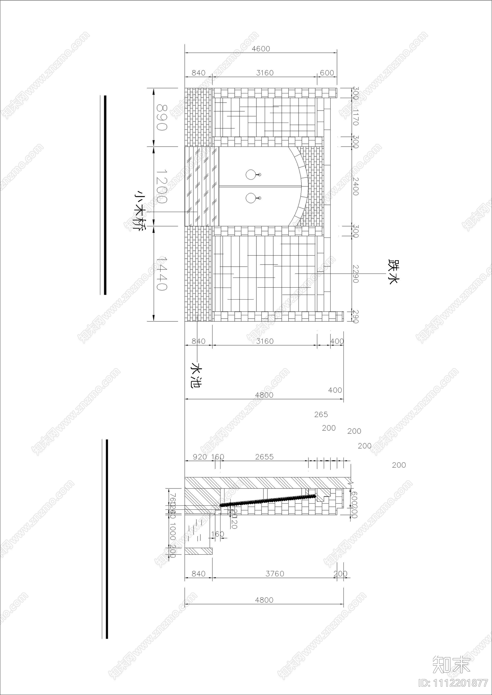 屋顶花园设计全套施工图cad施工图下载【ID:1112201877】