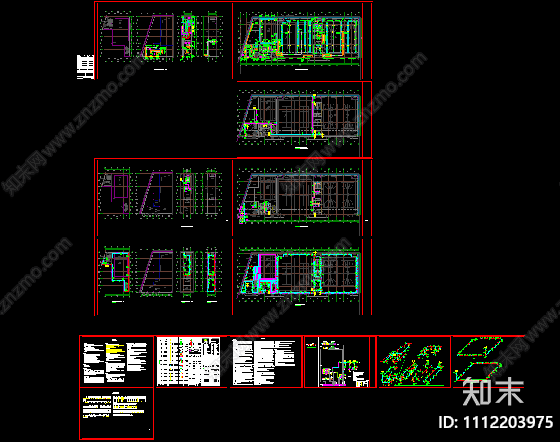 鹿鸣谷体育馆暖通cad施工图下载【ID:1112203975】