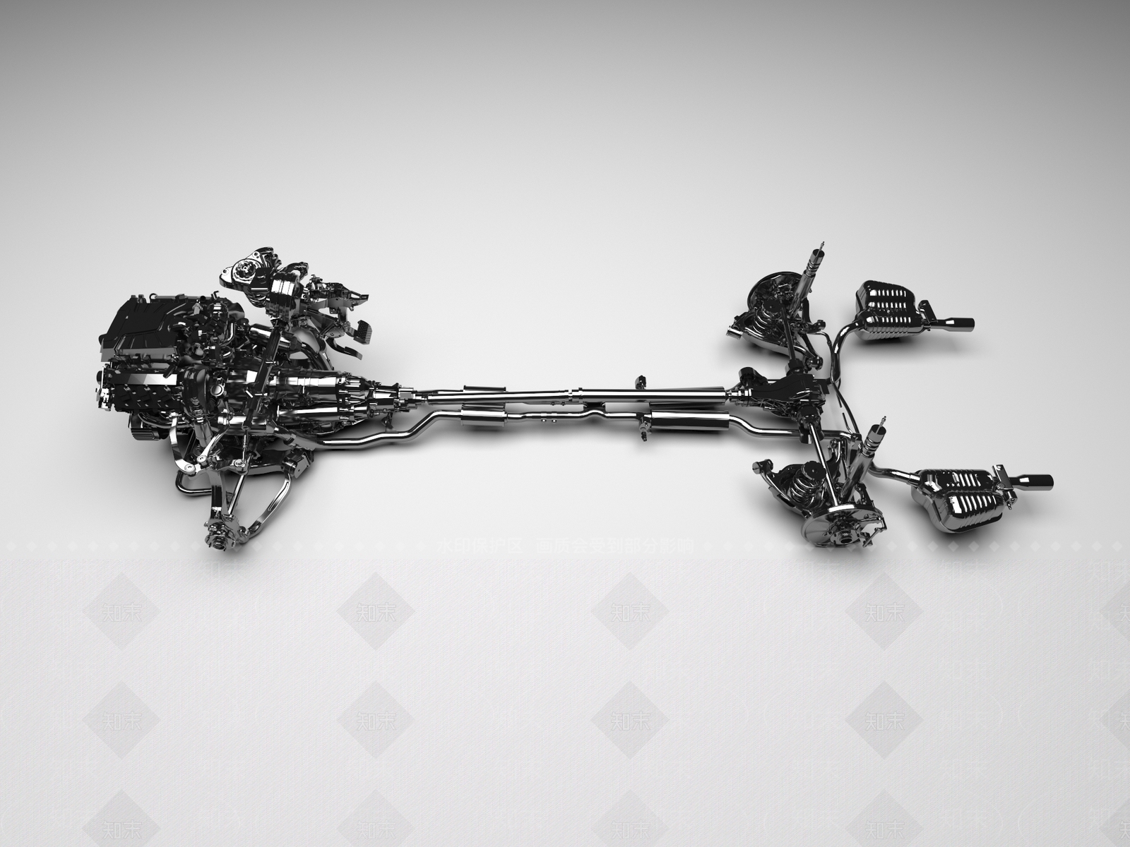 现代汽车地盘3D模型下载【ID:1112205287】