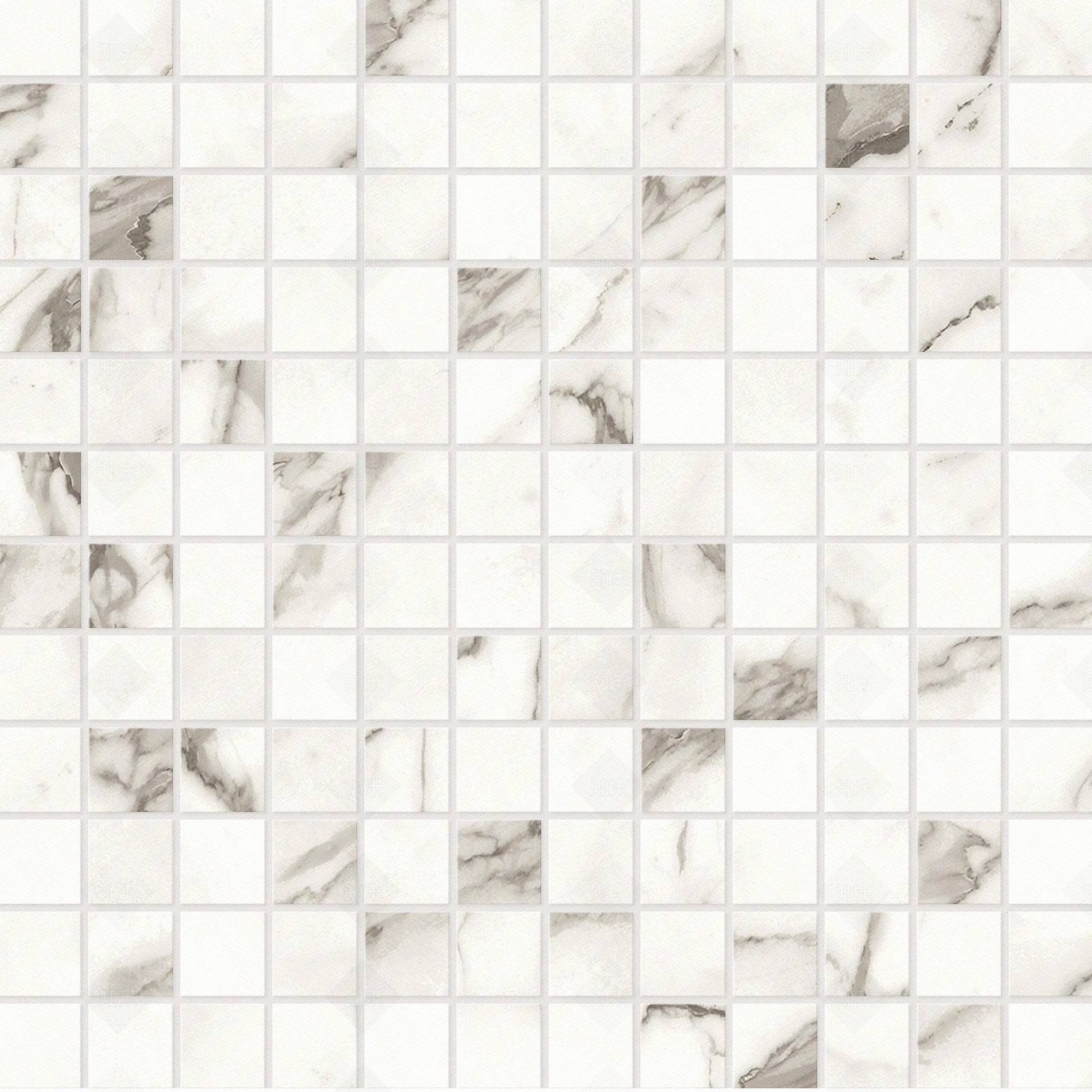 白色大理石马赛克贴图下载【ID:1112205978】