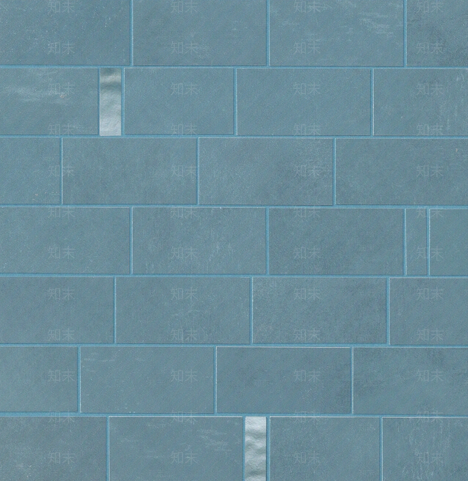 蓝色拼色工字铺大理石瓷砖贴图下载【ID:1112209246】