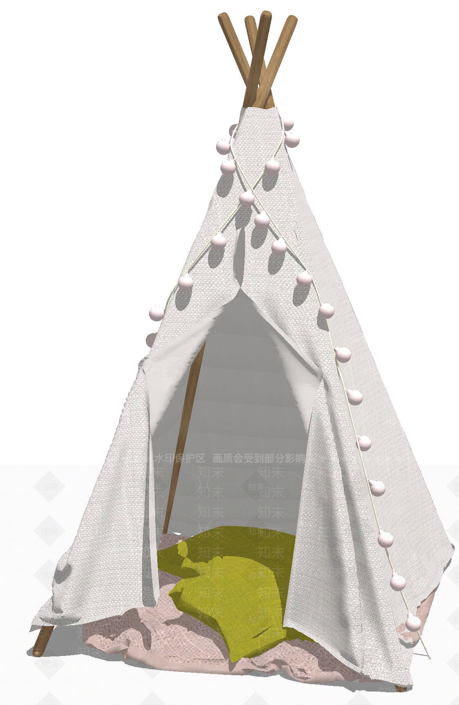 现代露营帐篷SU模型下载【ID:1112212712】