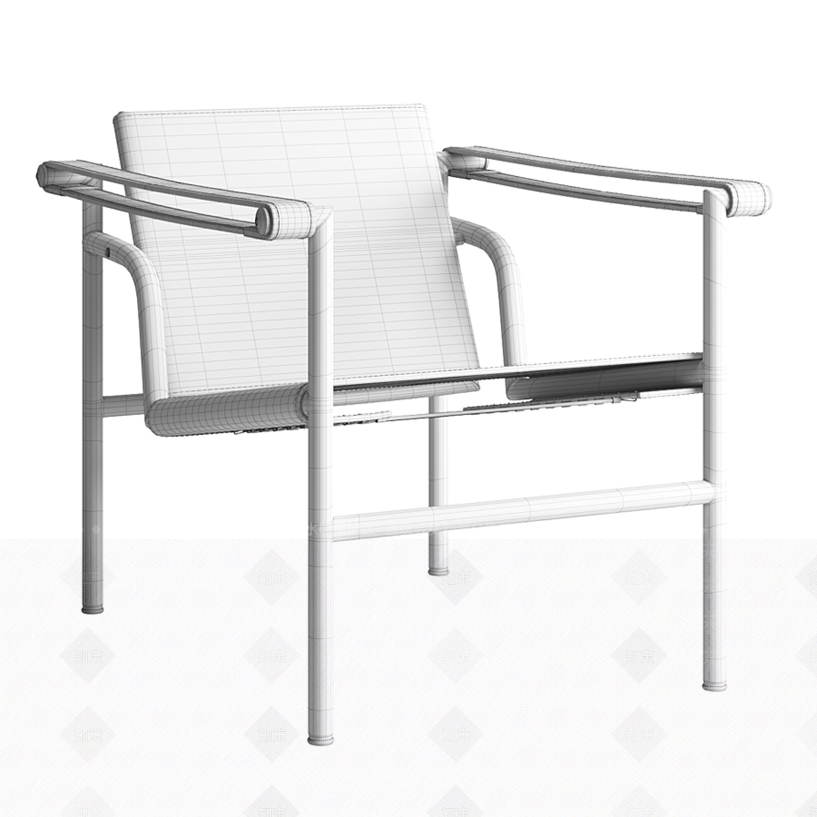 现代休闲椅3D模型下载【ID:1112215809】_知末3d模型网