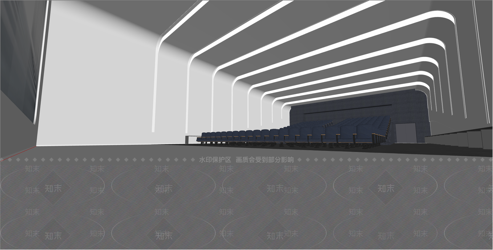 现代报告厅SU模型下载【ID:1112230625】