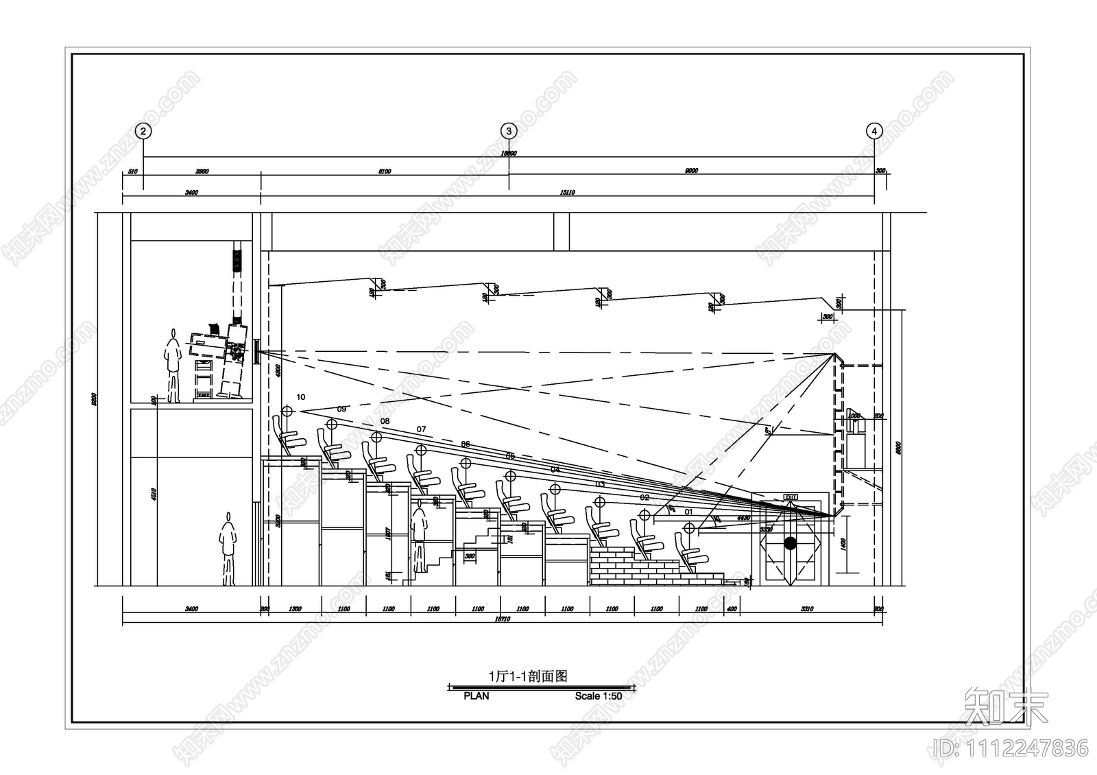 国际电影院室内装饰工程cad施工图下载【ID:1112247836】