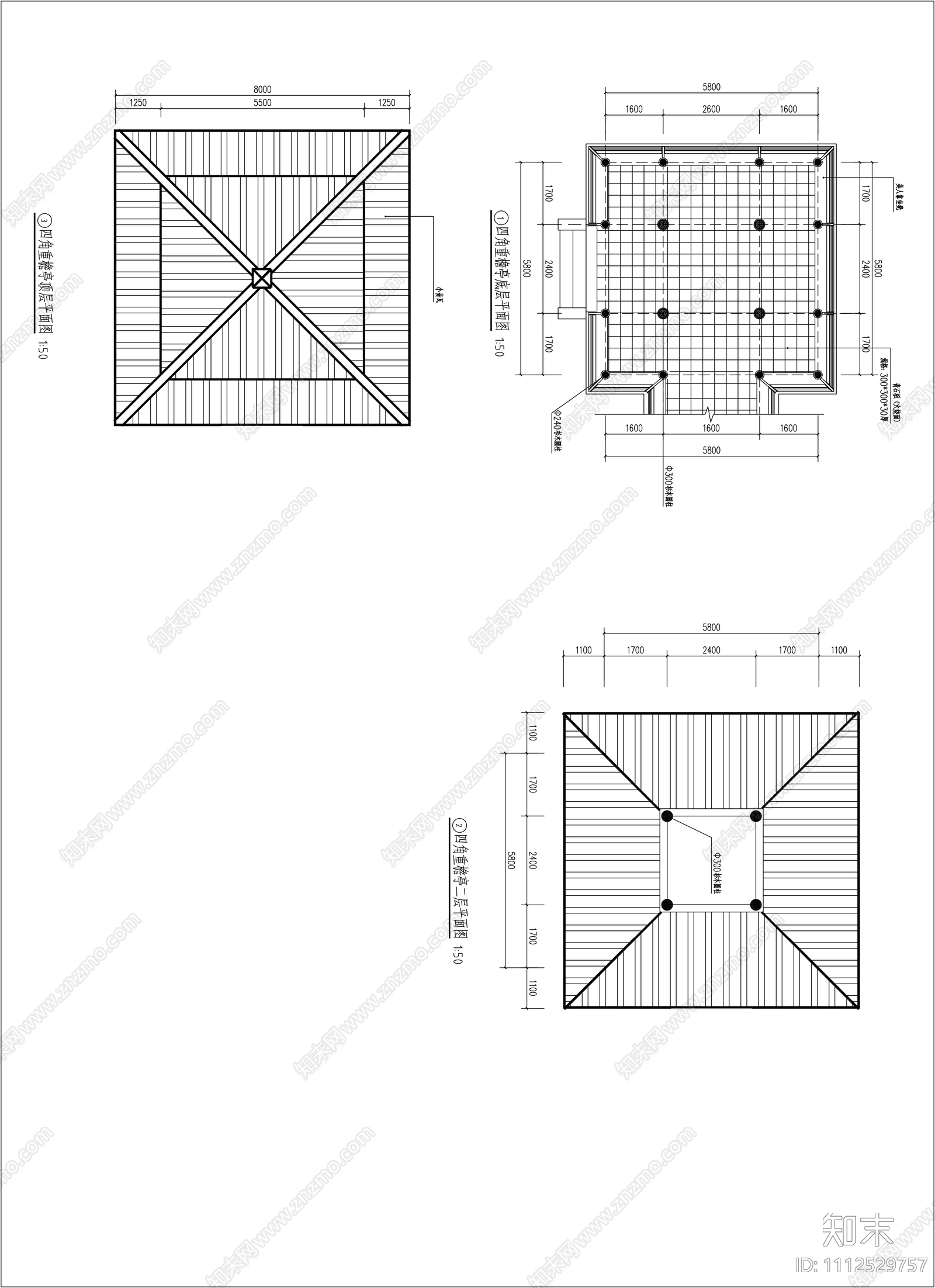 售卖长廊做法详图cad施工图下载【ID:1112529757】