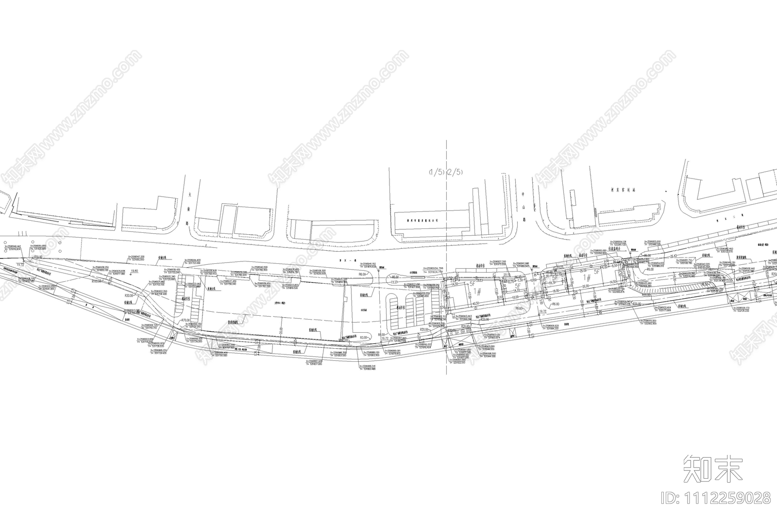 鸳江丽港修建性详细规划图cad施工图下载【ID:1112259028】