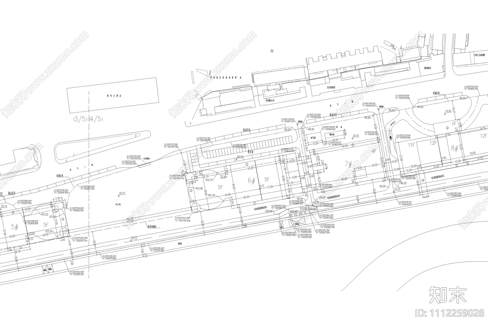 鸳江丽港修建性详细规划图cad施工图下载【ID:1112259028】