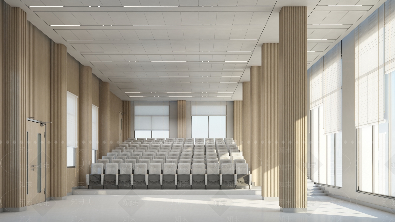 现代报告厅3D模型下载【ID:1112271679】