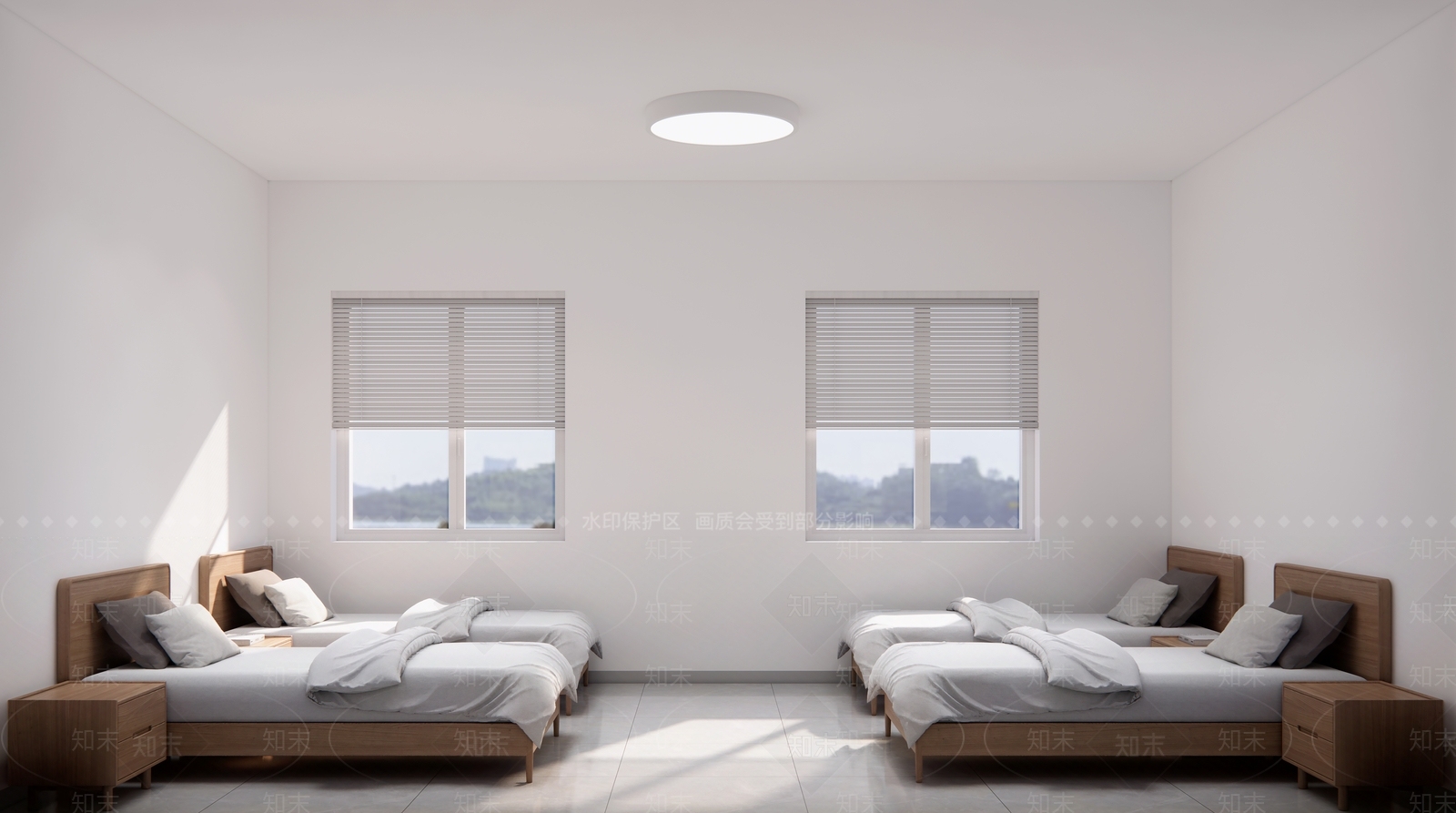 现代员工宿舍SU模型下载【ID:1112281611】