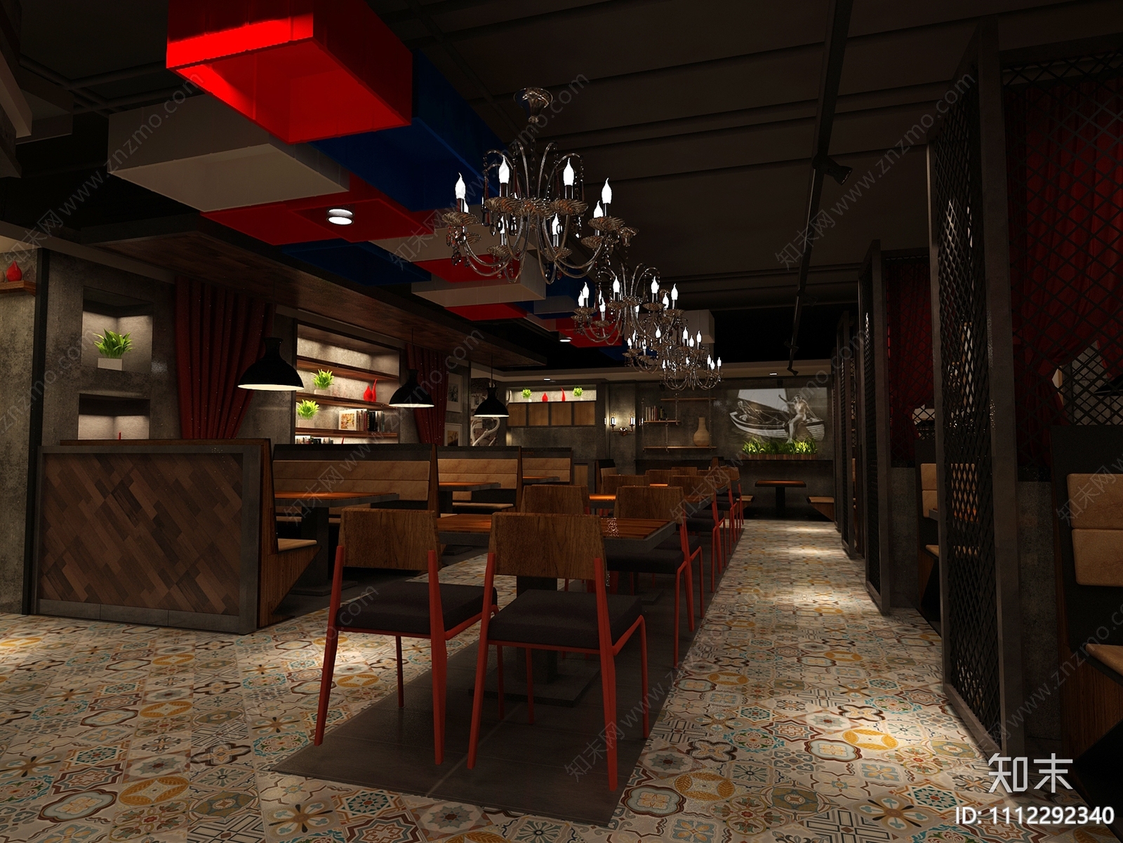 烤鱼店cad施工图下载【ID:1112292340】