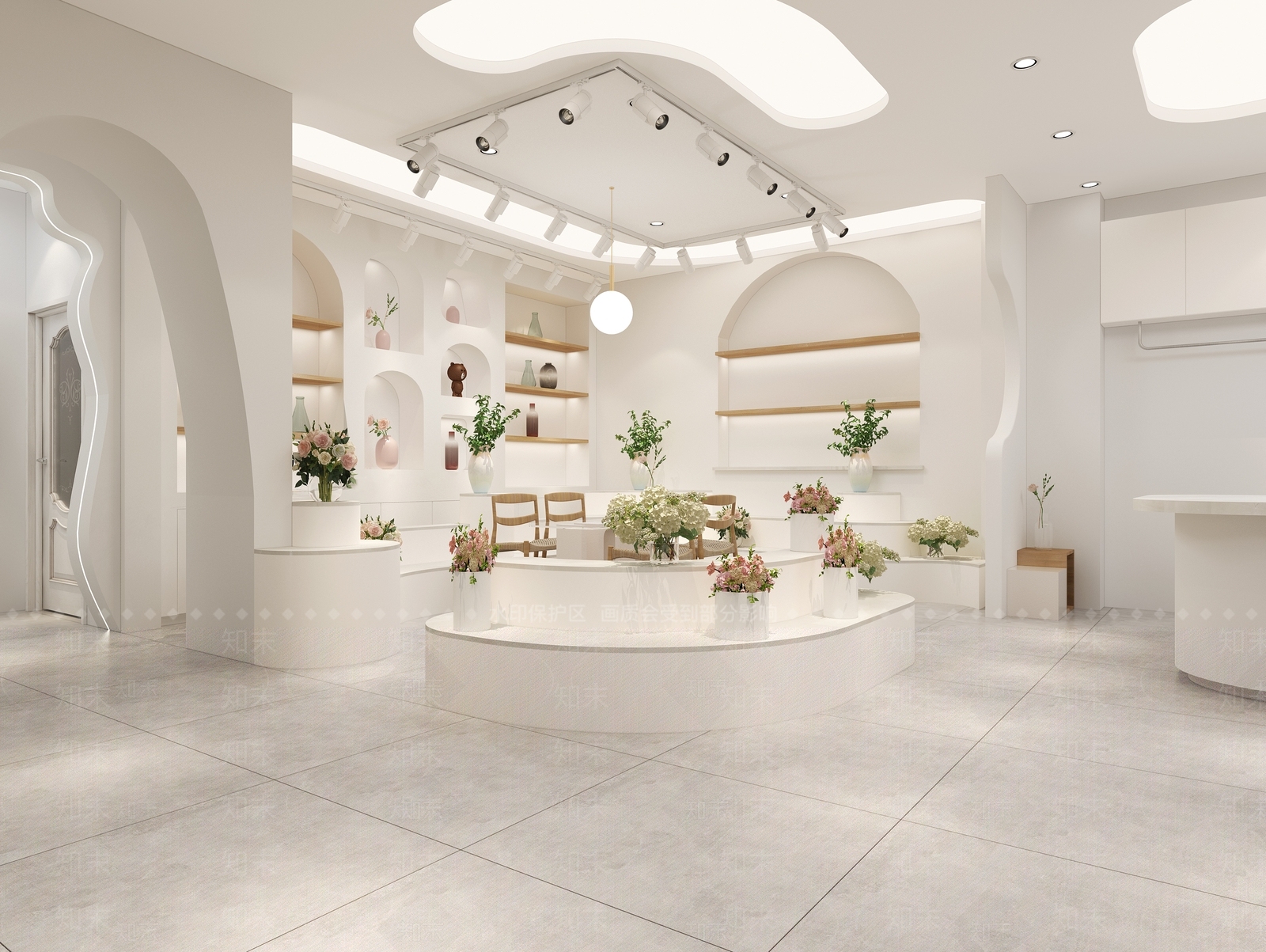 现代花店3D模型下载【ID:1112305000】