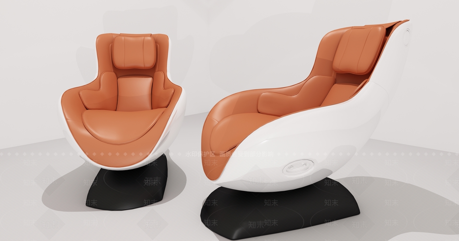 现代按摩椅3D模型下载【ID:1112304915】