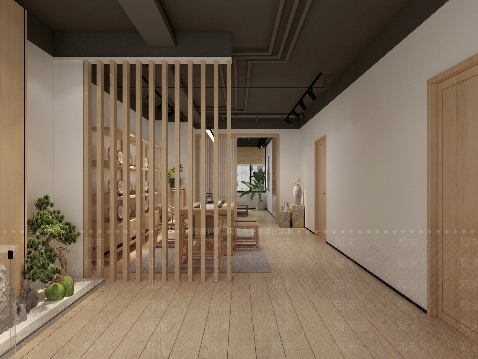 新中式茶楼3D模型下载【ID:1112307655】