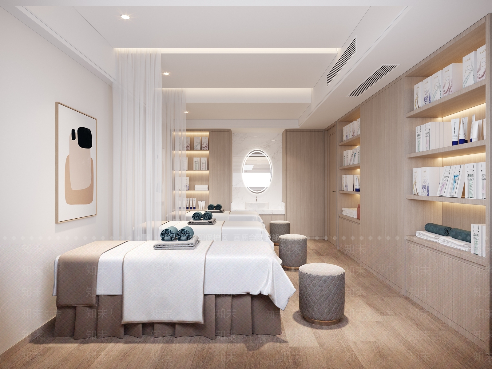 现代美容院3D模型下载【ID:1112310631】