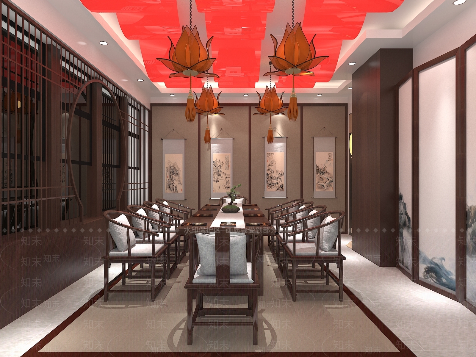 中式剧本杀3D模型下载【ID:1112320492】