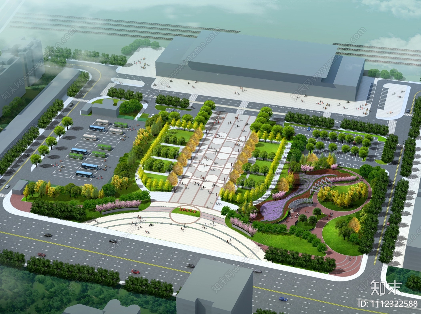 长沙火车站东西广场提质改造设计方案下载【ID:1112322588】