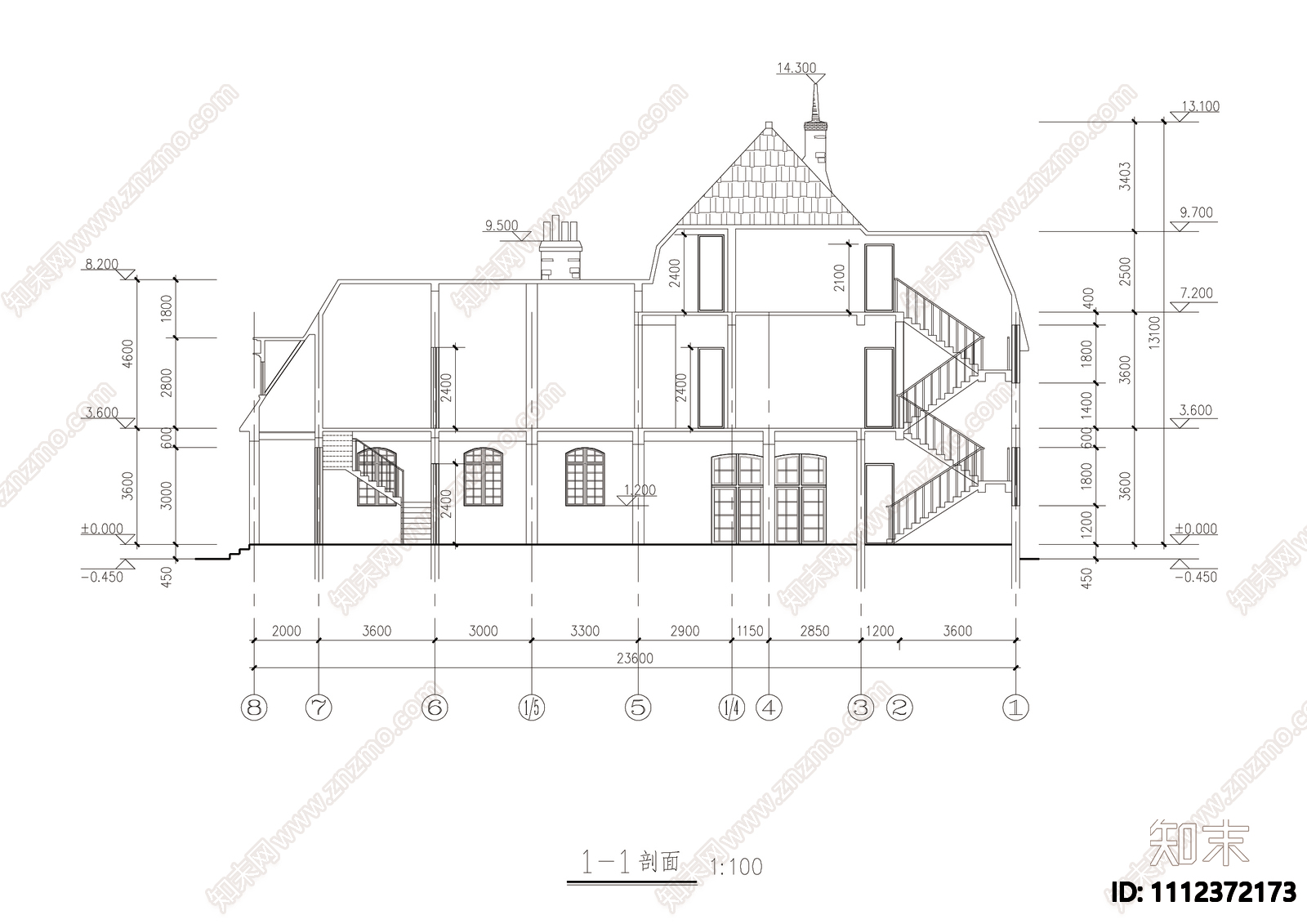 法式医疗所建施cad施工图下载【ID:1112372173】