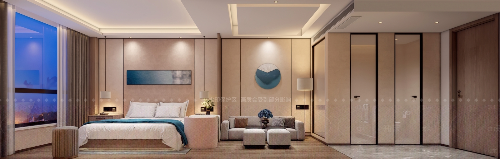现代月子会所3D模型下载【ID:1112377086】