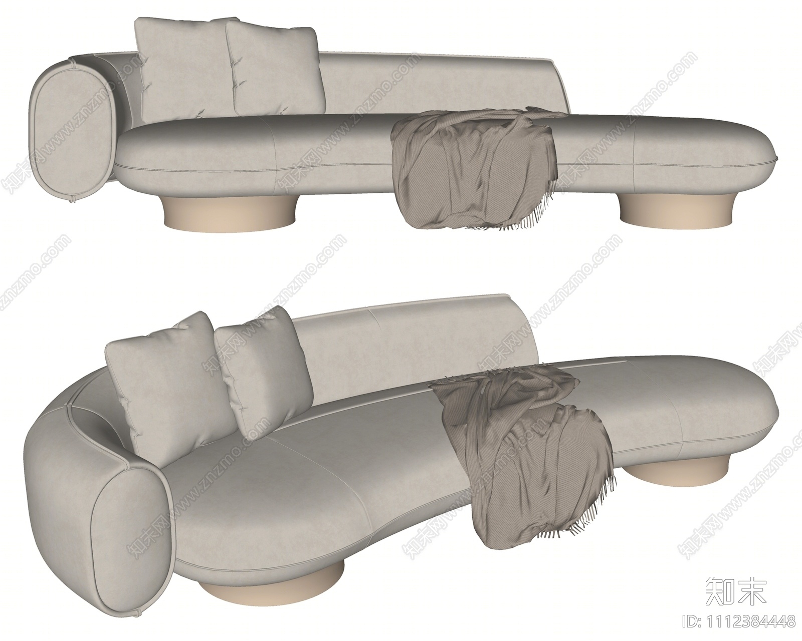 现代异形沙发SU模型下载【ID:1112384448】