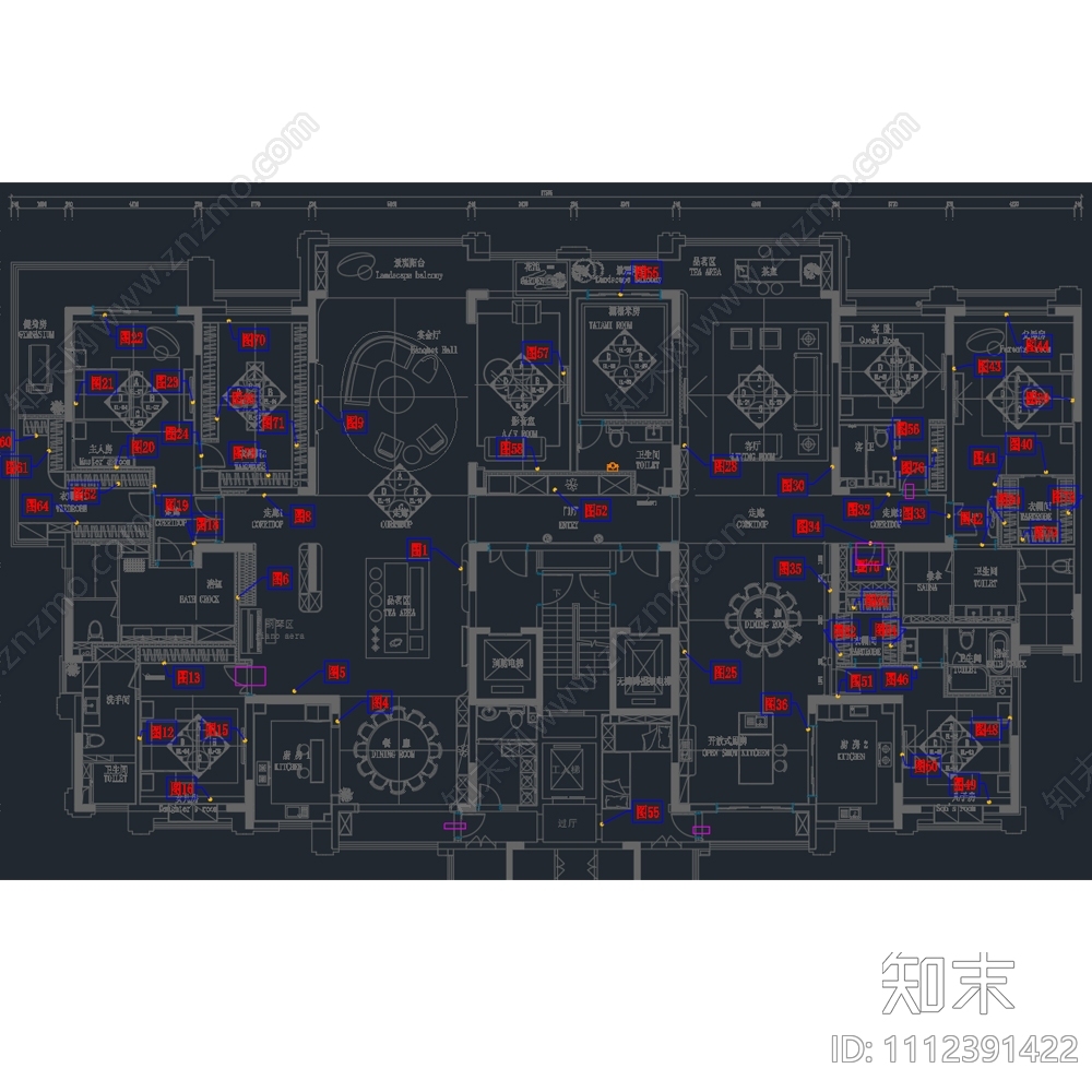 室内整木深化图纸节点图动态块cad施工图下载【ID:1112391422】